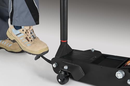 Vigor V6031 Rangierwagenheber bis 2 tonnen | maximale Arbeitshöhe: 53cm | Extra Lange Ausladung (940 mm) | mit Gummiauflage