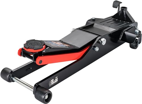 Vigor V6031 Rangierwagenheber bis 2 tonnen | maximale Arbeitshöhe: 53cm | Extra Lange Ausladung (940 mm) | mit Gummiauflage