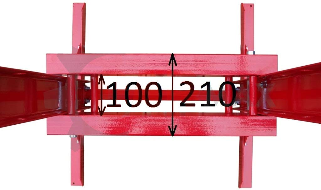 Carmax Werkstattpresse 20T Hydraulikpresse mit 2-Pumpen hydraulisch Rahmenpresse Presse, kompatible mit Auto, 20000 kg