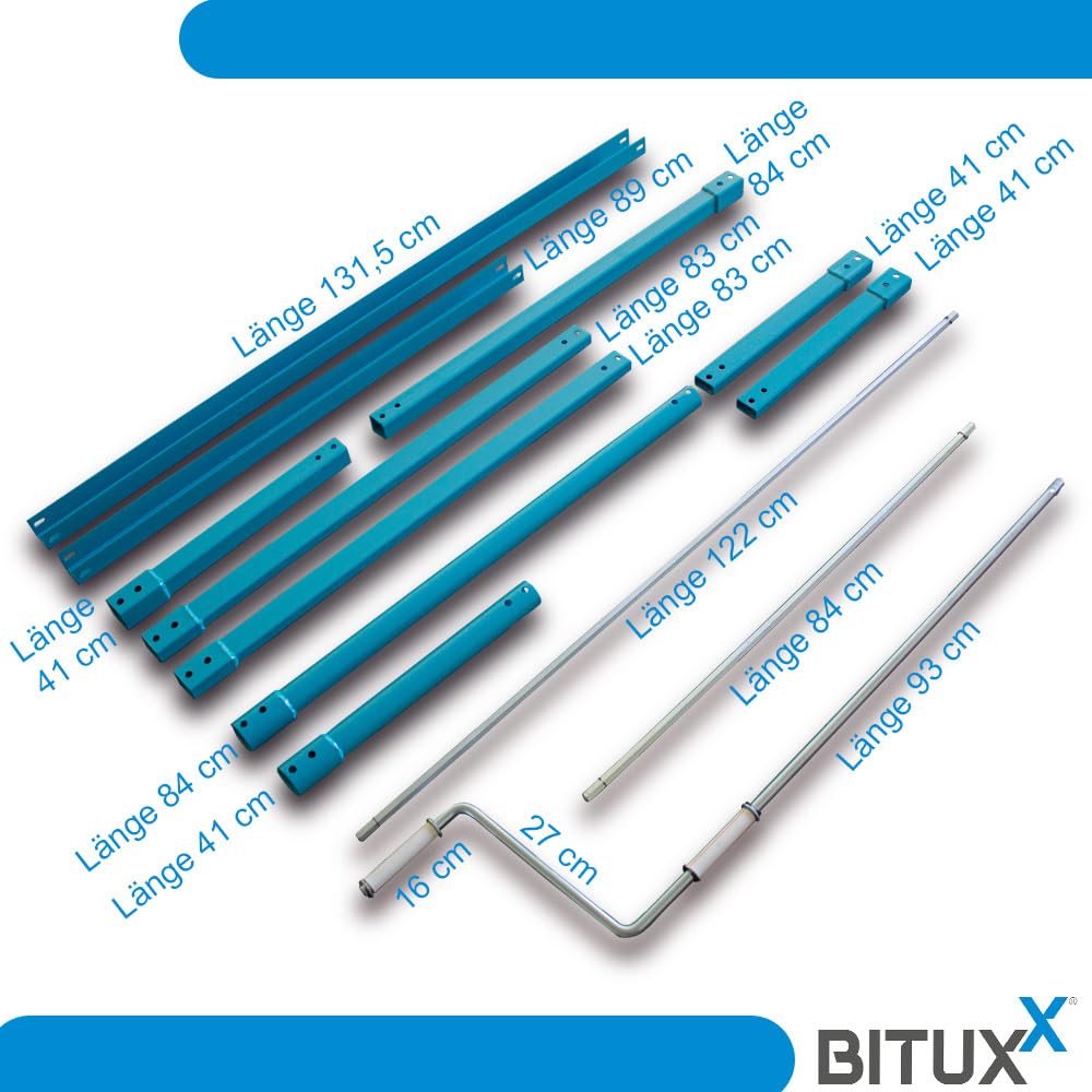 Bituxx Kipphebebühne Mobile Werkstatt Hebebühne Wagenheber Kurzhub PKW Lift bis 2000 kg 2T