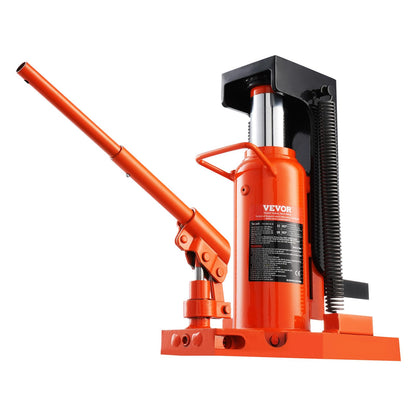 VEVOR Hydraulischer Wagenheber – 10t/20t Tragkraft an Spitze, 30-190 mm Zehenhöhe, 32-48 cm Hubhöhe, luftbetrieben, für Maschinen & Industrie