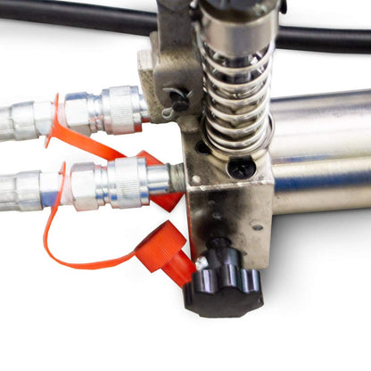 BITUXX® 2er Set hydraulische Auffahrrampen für PKW – höhenverstellbar, Wartungsrampe, Hebebühne, blau