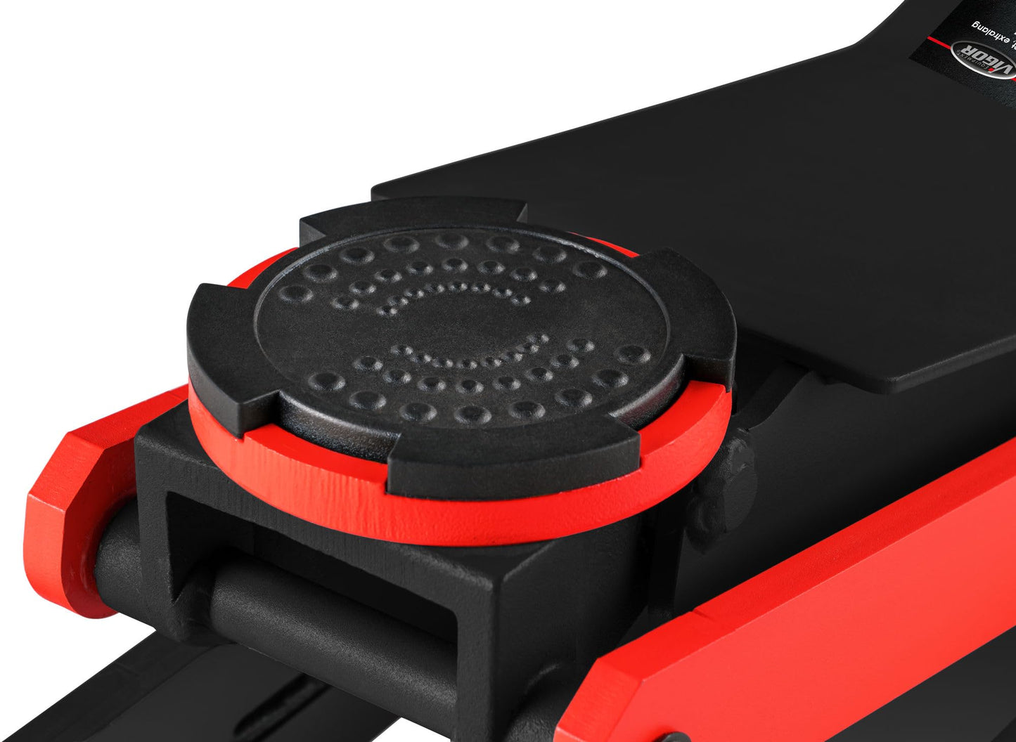 Vigor V6031 Rangierwagenheber bis 2 tonnen | maximale Arbeitshöhe: 53cm | Extra Lange Ausladung (940 mm) | mit Gummiauflage