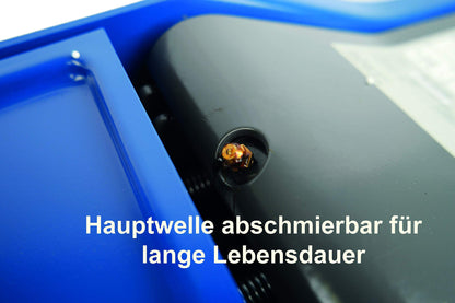 KUNZER WK 1075 FSH Hydraulischer Rangierwagenheber extra flach – 2000 kg Tragkraft Doppelpumpsystem mit Fußschnellhub