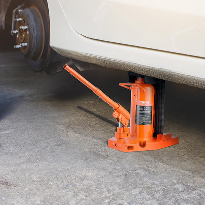 VEVOR Hydraulischer Wagenheber – 10t/20t Tragkraft an Spitze, 30-190 mm Zehenhöhe, 32-48 cm Hubhöhe, luftbetrieben, für Maschinen & Industrie