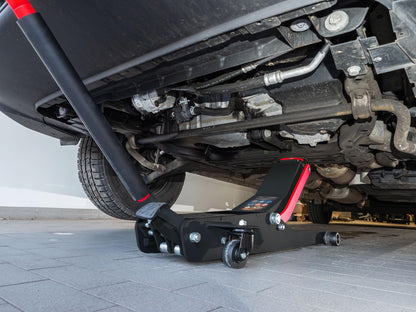 Vigor V6031 Rangierwagenheber bis 2 tonnen | maximale Arbeitshöhe: 53cm | Extra Lange Ausladung (940 mm) | mit Gummiauflage